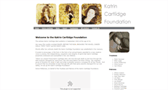 Desktop Screenshot of katrincartlidgefoundation.org.uk